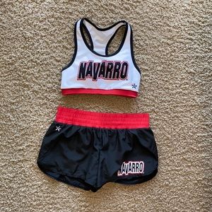 Navarro Cheer Sports Bra and Athletics Shorts Set